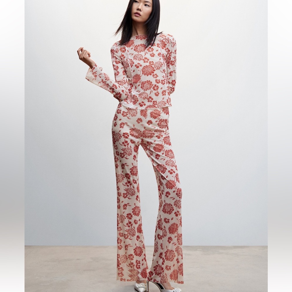 Mango Sheer‎ Floral Set